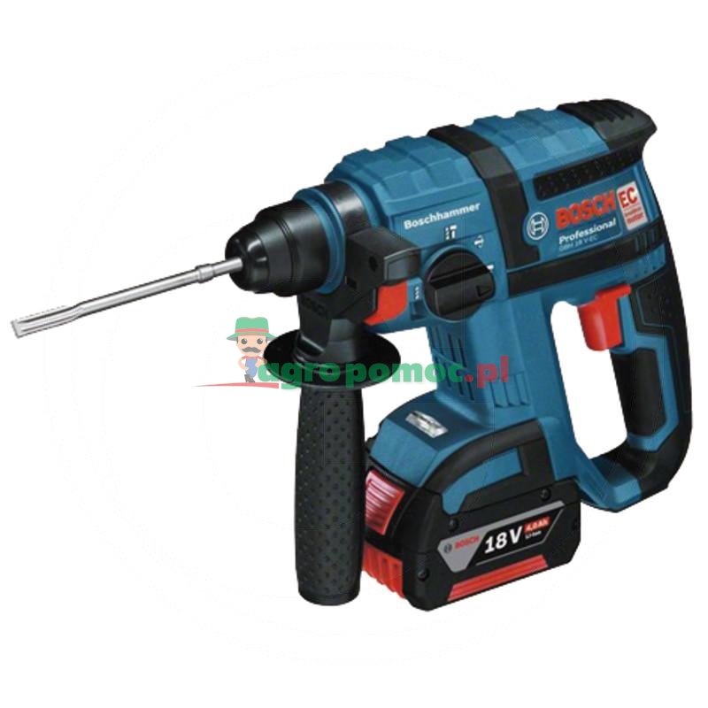 Bosch Akumulatorowy młot udarowy GBH 18 V-EC (4 Ah) Professional