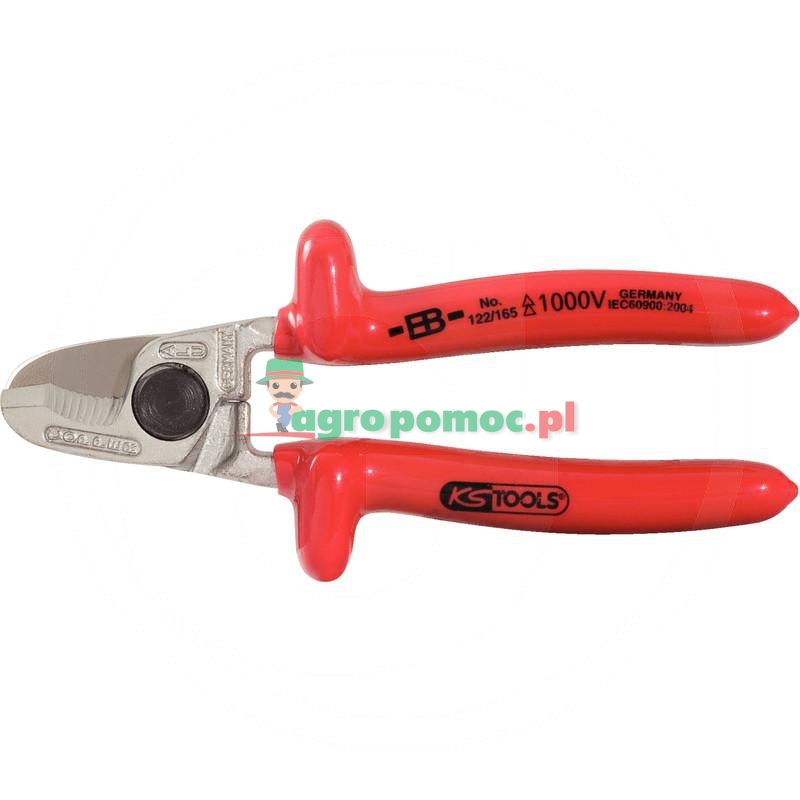 KS Tools CLASSIC1000V Jednoreczne nozyce do kabli 165mm