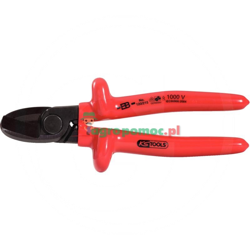 KS Tools CLASSIC1000V Jednoreczne nozyce do kabli 215mm