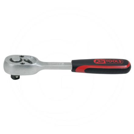 KS Tools Mini pokretlo przelaczalne, 72 zab, 1/4"