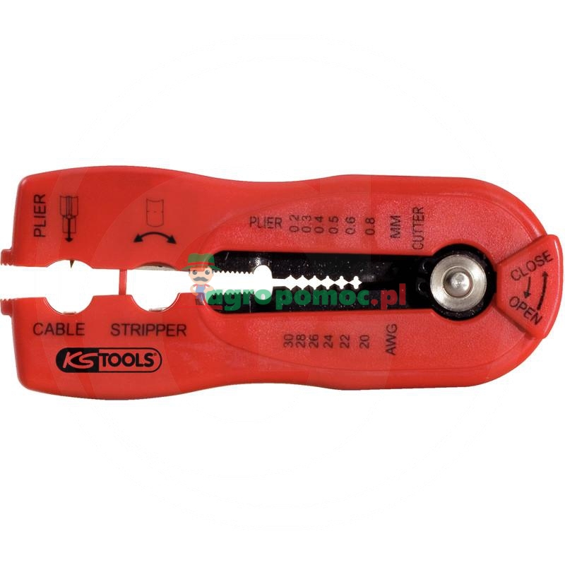 KS Tools Wielofunk narz. do sciagania izolacji, 0,2-0,8mm