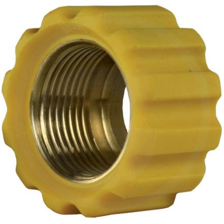 Nakrętka złączna 22x1,5 16,4 mm żółta