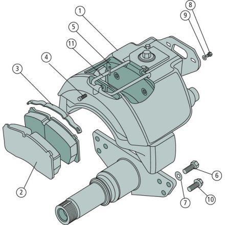 Meritor Hamulce - podzespół | 15224836SR