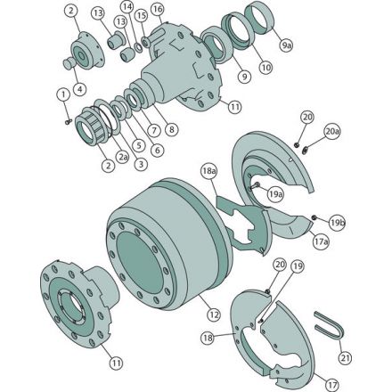 Meritor Nakrętka zabezpieczająca | 21210819