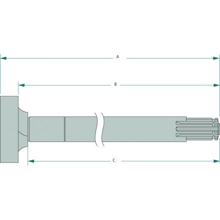 Meritor Wałek krzywkowy | 21224793